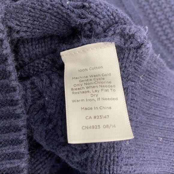Talbots Navy Blue Textured Sweater size 1X - Picture 4 of 5